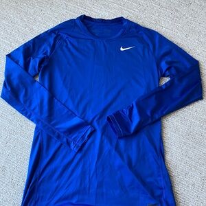 Nike Pro Men’s Compression Dri-Fit Underlayer Size Large Bright Blue